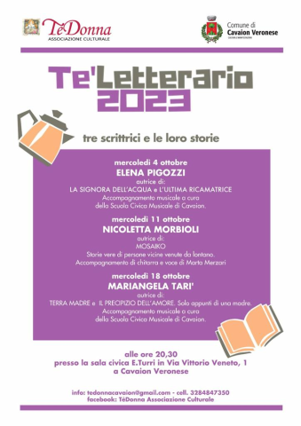 Tè Letterario 2023 - Mariangela Tarì