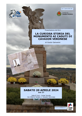 La curiosa storia del monumento ai caduti di Cavaion Veronese