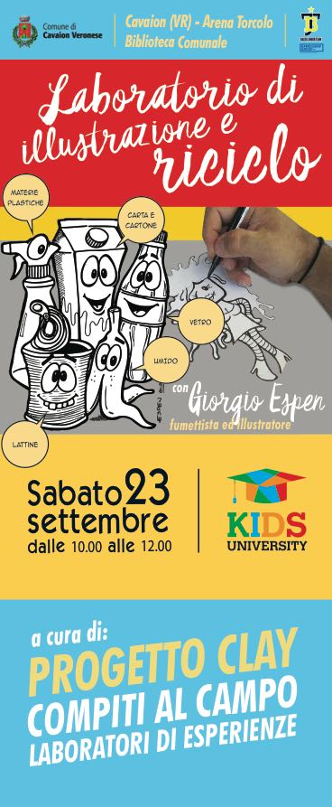 Laboratorio di illustrazione e riciclo