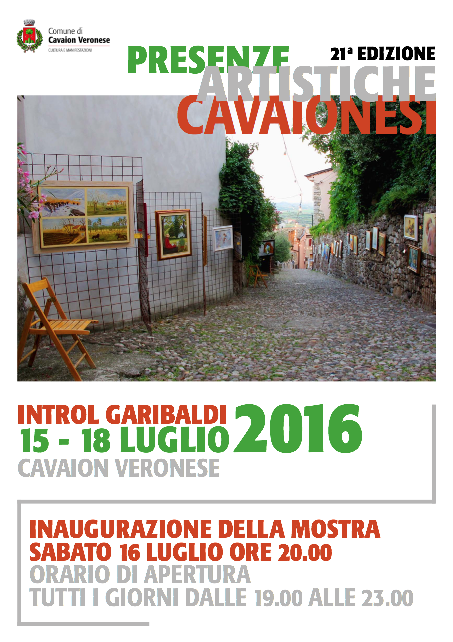 21^ Edizione Presenze Artistiche Cavaionesi