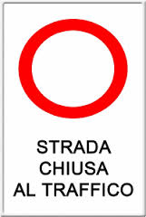 Avviso di chiusura temporanea stradale Via Belvedere