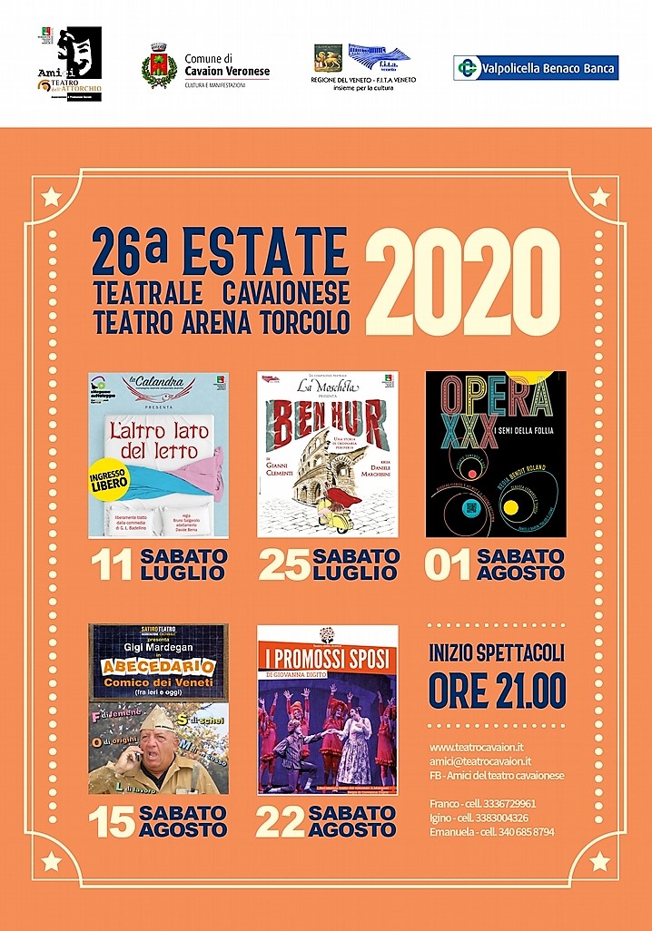 26^ estate teatrale cavaionese 2020